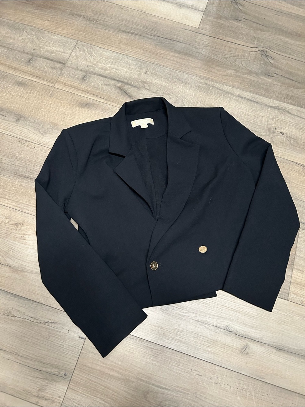Michael Kors Cropped Blazer Jacket - Classic Tailored Style